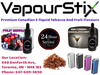 Premium Canadian E Liquid Tobacco And Fruit Flavour Vapour Stix Image